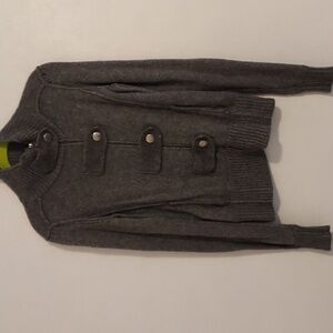 Banana Repulic Zip Sweater Lambs Wool,Cashmere